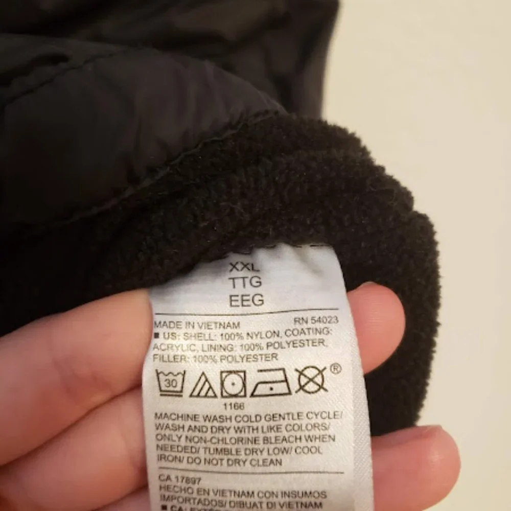 Old Navy Women's XXL Black Puffer Zipper Vest - Picture 3 of 6